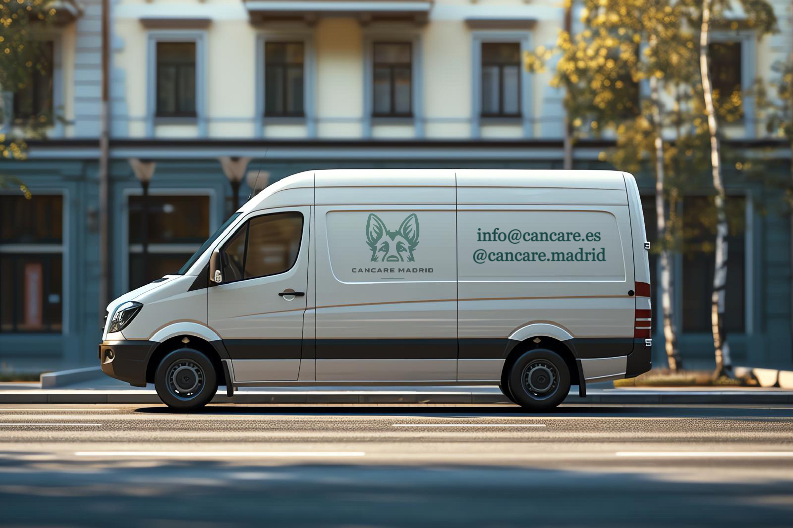 Furgoneta adaptada para transporte de mascotas